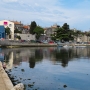 The Euphrasian Basilica in the background, Porec waterfront in the front